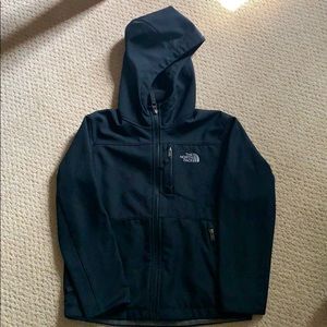 Black North Face jacket lightweight rain coat